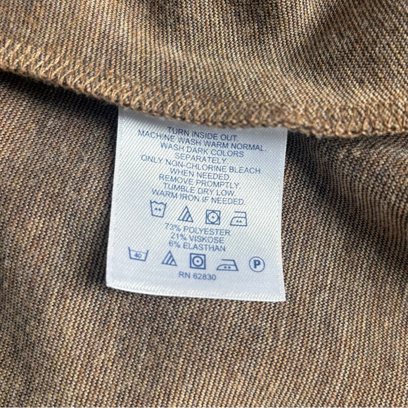 Lands' End Beige Cowl Neck Sleeveless Fit & Flare Knit Dress - Size M (10-12) - Picture 4 of 7